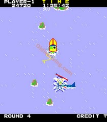 une photo d'Ã©cran de Water Ski sur Arcade